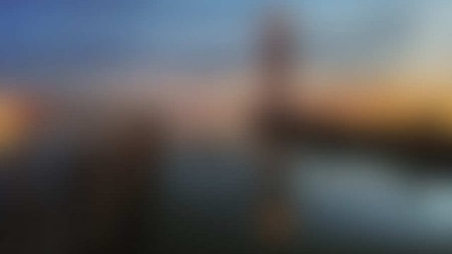 Lighthouse at night in Austria – Neusiedl lake