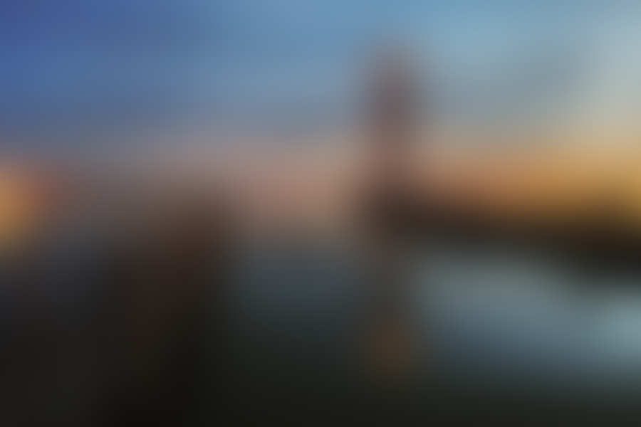 Lighthouse at night in Austria &#8211; Neusiedl lake